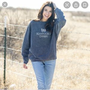 Corded crewneck sweatshirt